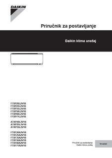 FTXP-L,ATXP-L,FTXF-A_3PHR512025-1C_2018_01_Installation manual_Croatian download